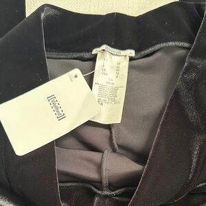 Wolford black velvet leggings, new, tags attached. Size USA 8, UK 10.